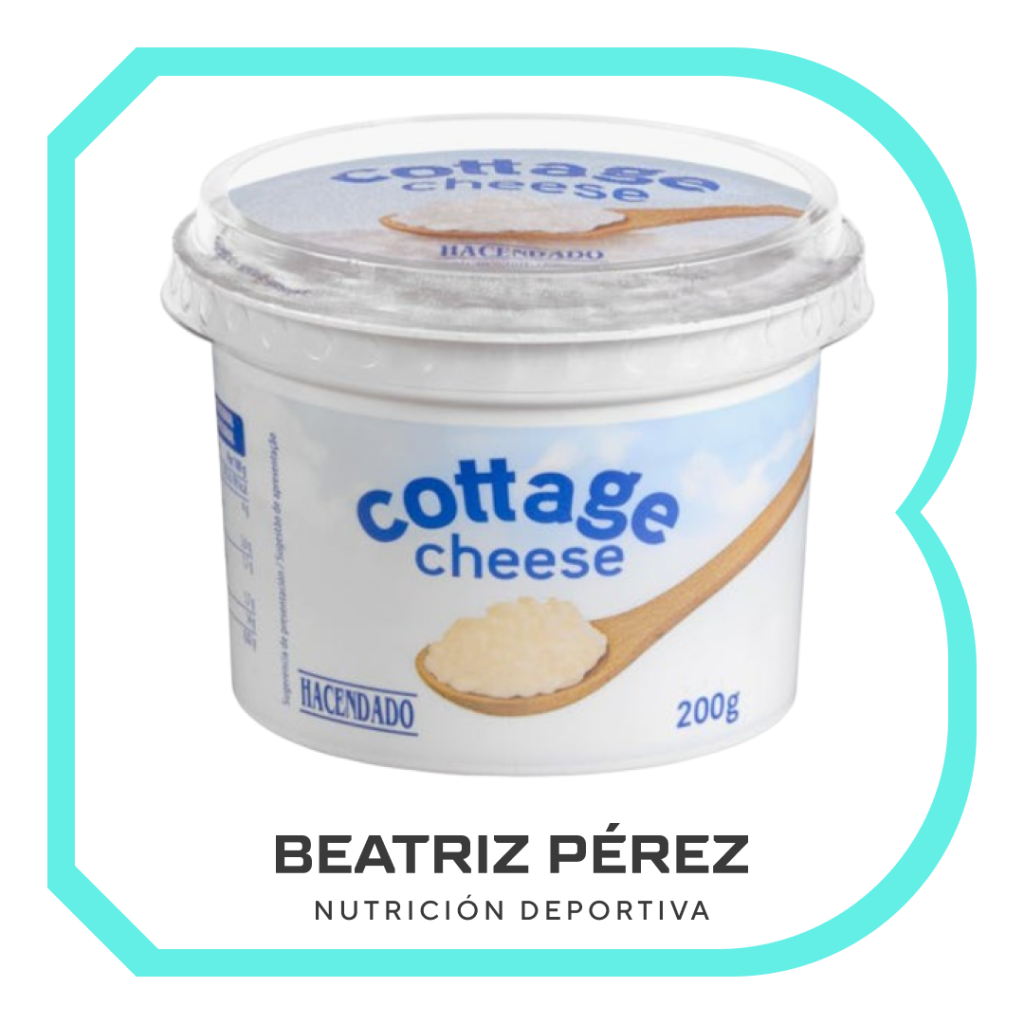 análisis nutricional del queso cottage