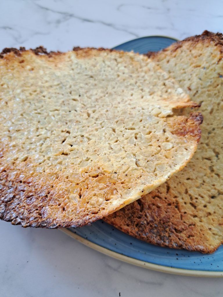 Fajita de queso cottage al horno