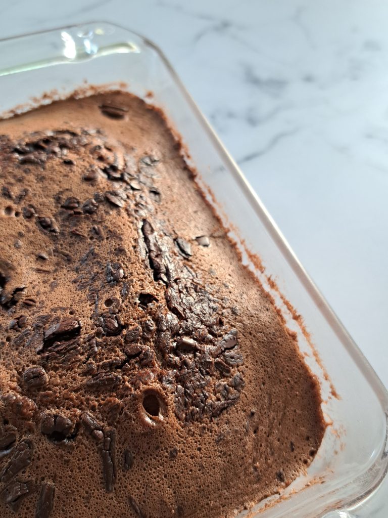 bizcocho exprés de chocolate saludable