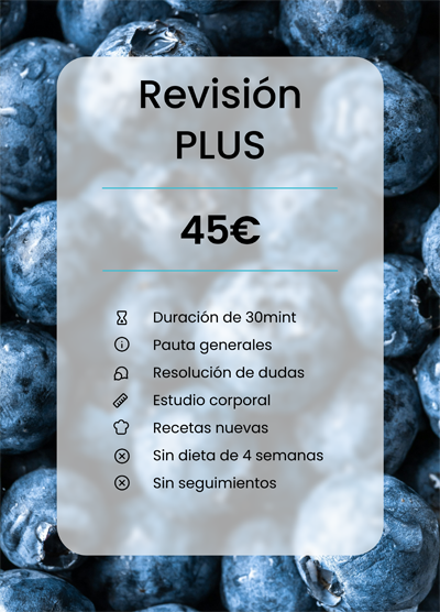 Revisión de nutrición PLUS