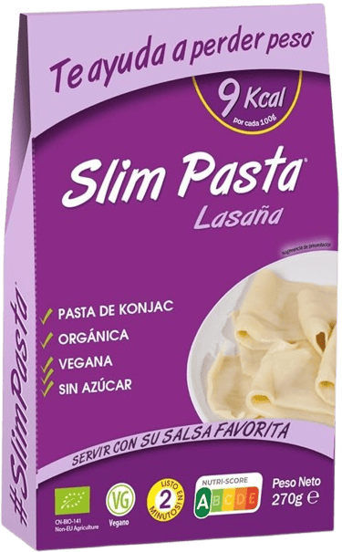 lasaña de Konjac Slim Pasta