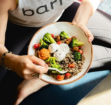 Plato saludable con alforfón