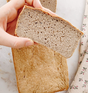 Pan sin gluten de trigo sarraceno